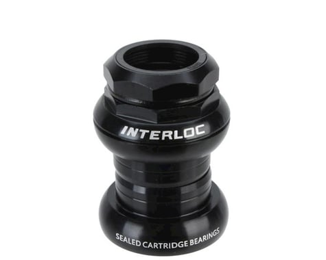Interloc Racing Design Techno-Glide Headset (Black) (1" Threaded)
