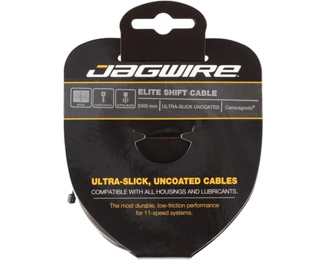 Jagwire Elite Ultra-Slick Derailleur Cable (Campagnolo) (Stainless) (1.1mm) (2300mm) (1 Pack)