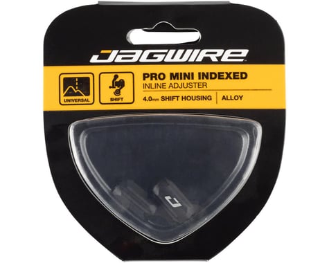 Jagwire Pro Mini Inline Indexed Cable Tension Adjusters (Black)