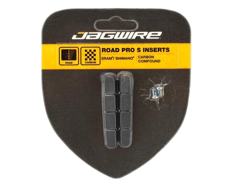 Jagwire Road Pro S Carbon Brake Pad Inserts (Black) (Shimano/SRAM)