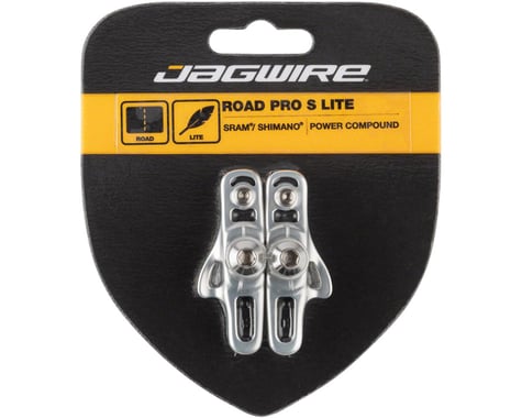 Jagwire Road Pro S Brake Pads (Silver) (Shimano/SRAM) (1 Pair)