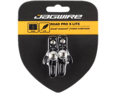 Jagwire Road Pro S Brake Pads (Black) (Shimano/SRAM) (1 Pair)