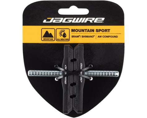 Jagwire Mountain Sport Cantilever Brake Pads (Black) (1 Pair) (Standard)