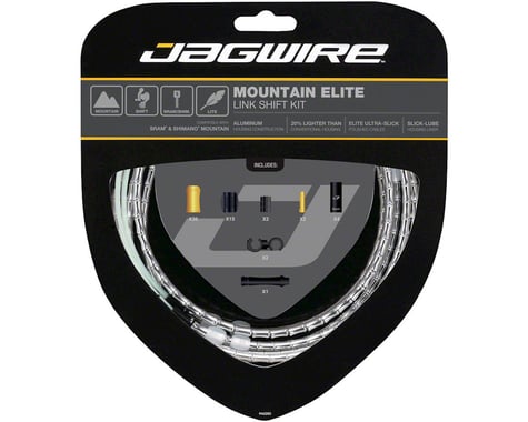 Jagwire Mountain Elite Link Shift Cable Kit SRAM/Shimano with Ultra-Slick Uncoat