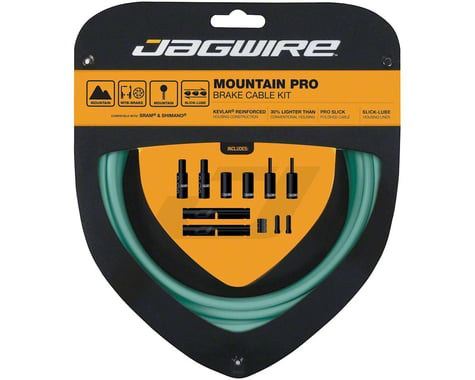 Jagwire Mountain Pro Brake Cable Kit (Bianchi Celeste) (Stainless) (1.5mm) (1500/2800mm)