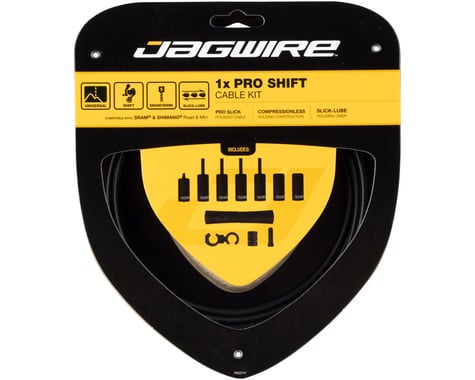 Jagwire 1x Pro Shift Kit (Stealth Black) (Shimano/SRAM) (Mountain & Road) (1.1mm) (2800mm)