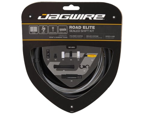 Jagwire Road Elite Sealed Shift Kit (Black)