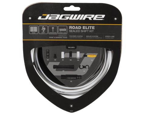 Jagwire Road Elite Sealed Shift Kit (White)