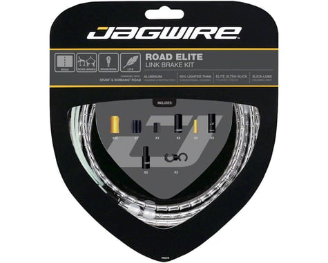 Jagwire Road Elite Link Brake Cable Kit (Silver) (1.5mm) (1350/2350mm)