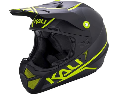 Kali Shiva 2.0 Helmet (Dual Matte Black/Lime)