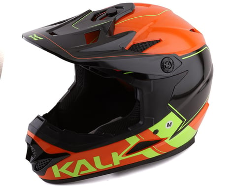 Kali Zoka Switchback Full Face Helmet (Gloss Orange/Fluo Yellow/Black)