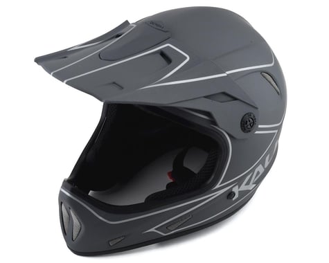 Kali Alpine Rage Full Face Helmet (Matte Grey/Silver)