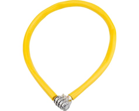 Kryptonite Keeper 665 Cable Lock w/ 3-Digit Combo (Yellow) (2.13' x 6mm)
