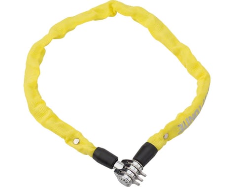Kryptonite Keeper 465 Chain Lock w/ 3-Digit Combo (Yellow) (2.13' x 4mm)
