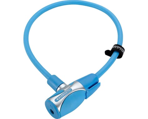 Kryptonite KryptoFlex 1265 Cable Lock w/ Key (Medium Blue) (2.12' x 12mm)