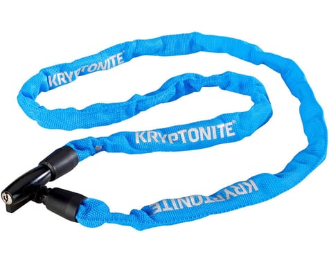 Kryptonite Keeper 411 Chain Lock w/ Key (Blue) (4mm x 110cm)