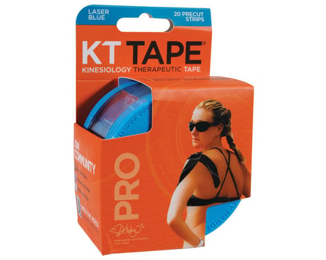 KT Tape Pro Kinesiology Therapeutic Body Tape (Blue) (20 Strips/Roll)