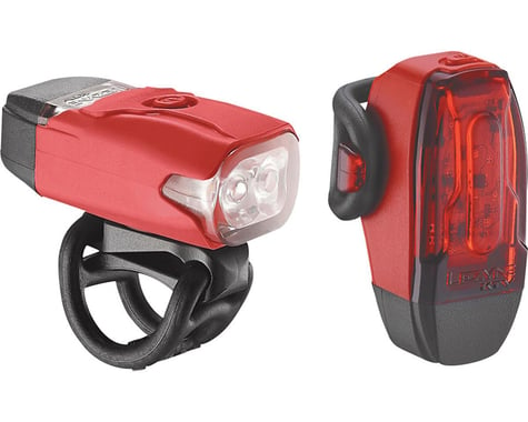 Lezyne LED KTV Drive Headlight & Taillight Set (Red)
