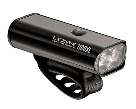 Lezyne Macro Drive Front Light (Black) (1100 Lumens)