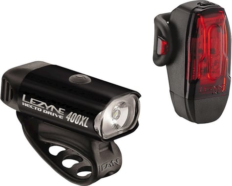 Lezyne Hecto 400XL Headlight & Taillight (Black)