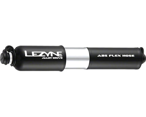 Lezyne Alloy Drive Mini Pump (Black/Polished Silver) (S)