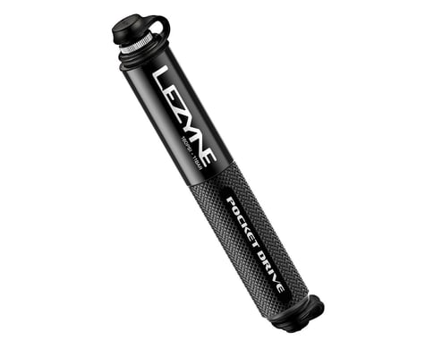 Lezyne Pocket Drive Frame Pump w/ Loaded Kit (Black)