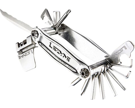 Lezyne Stainless Steel 20 Bit CNC Machined Multi Tool (Silver)