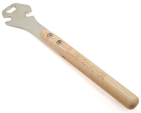 Lezyne Classic Pedal Wrench (Nickel/Wood)