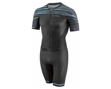 Louis Garneau Course LGneer Triathlon Skinsuit (Black/Blue/Green)