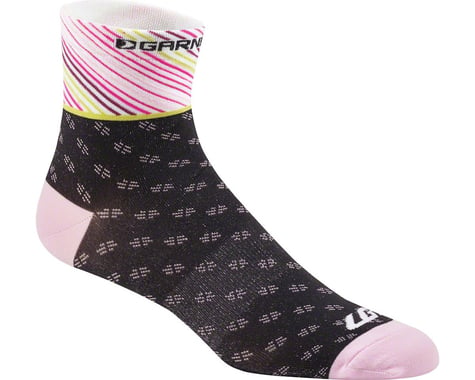 Louis Garneau Women's Tuscan Socks (Black/Pink) (L/XL)
