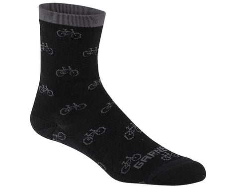 Louis Garneau Merino 60 Socks (Black/Asphalt)