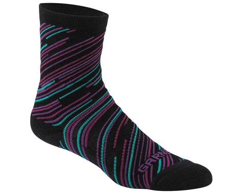 Louis Garneau Women's Merino 60 Socks (Black/Cricket)