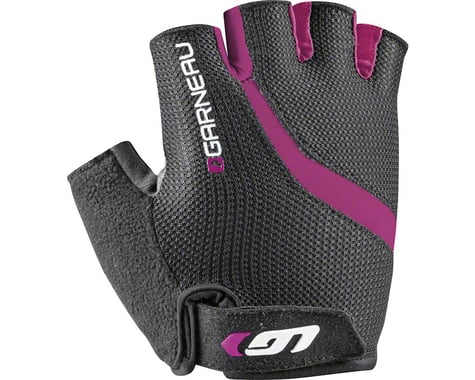 Louis Garneau Women's Biogel RX-V Gloves (Black/Fuscia Festival Pink) (L)