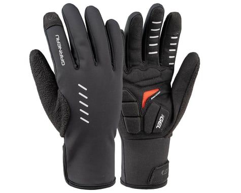Louis Garneau Rafale Air Gel Long Finger Gloves (Black) (L)