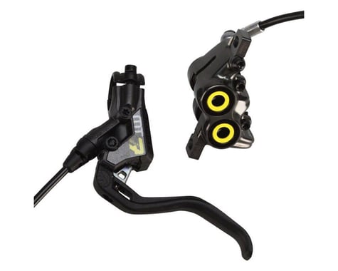 Magura MT7 Next Hydraulic Disc Brake (Carbon/Yellow) (Post Mount) (Left or Right)