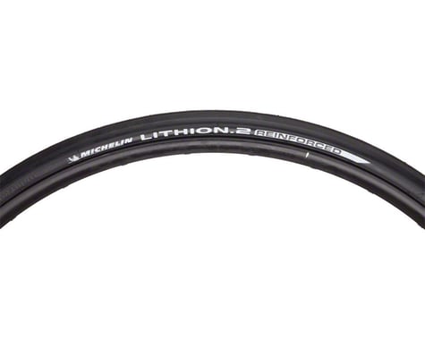 Michelin Lithion 2 Reinforced Road Tire (Black) (700c / 622 ISO) (23mm)