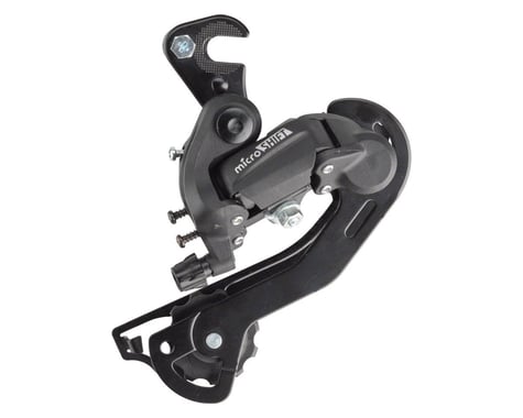 Microshift M21 Rear Derailleur (Black) (6/7 Speed) (Long Cage)