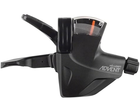 Microshift ADVENT Quick Trigger Pro Shifter w/Gear Indicator (Black) (Right) (1 x 9 Speed)