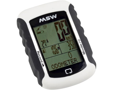 MSW Miniac 333 GPS BLE Bike Computer - GPS, Wireless, White