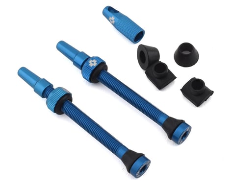 Muc-Off Tubeless Valve Kit (Blue) (Pair) (60mm)