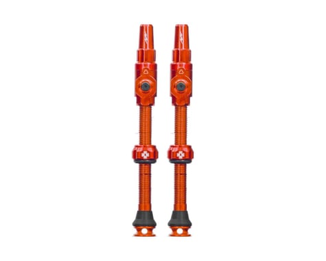 Muc-Off Big Bore Lite Tubeless Valves (Orange) (Pair) (Small) (30mm)