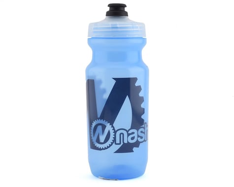 Nashbar 2nd Gen Big Mouth Water Bottle (21oz) (Transparent Blue)