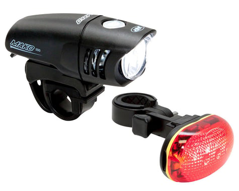 NiteRider Mako 200/TL6.0 Headlight & Tail Light Set (Black)