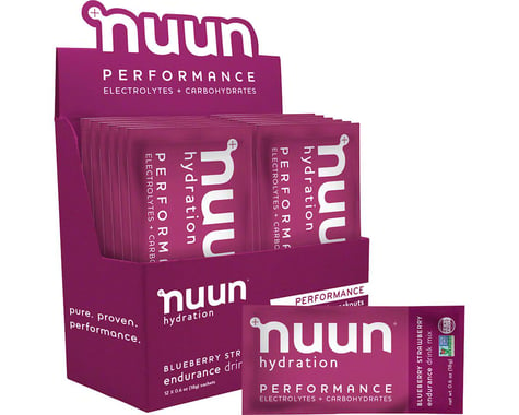 Nuun Performance Hydration Blueberry Strawberry Packets (12)