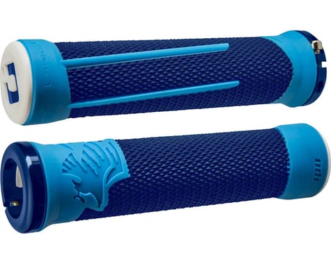 ODI AG2 Lock-On Grips (Blue/Light Blue) (135mm)