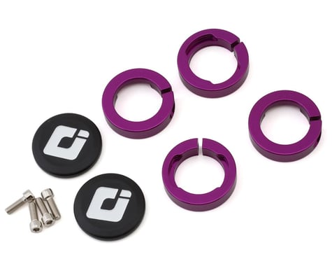 ODI Lock Jaw Clamps (Purple) (w/ Snap Caps) (Set of 4)