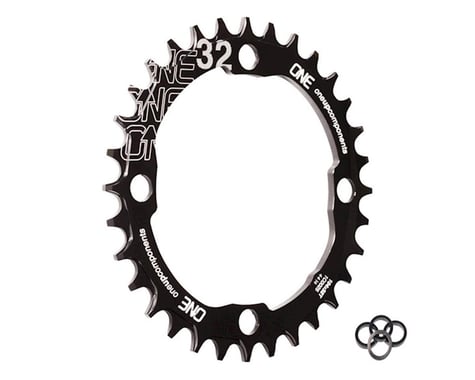 OneUp Components Round Chainring (Black) (104mm BCD)