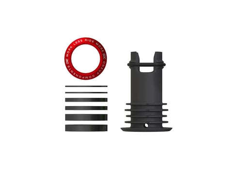 OneUp Components EDC Threaded Top Cap (Red) (1 1/8") (Alloy)