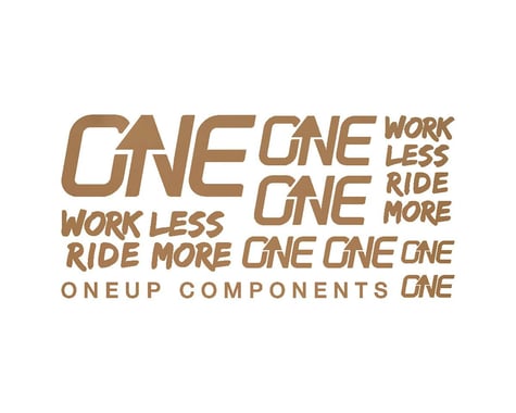 OneUp Components Decal Kit (Matte Bronze)