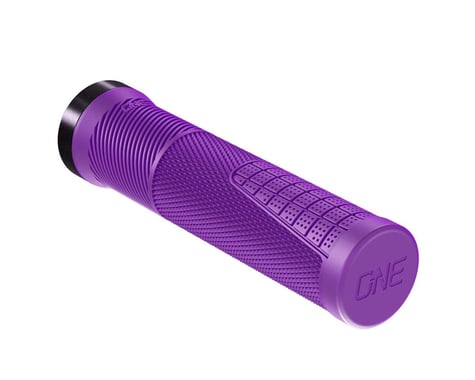 OneUp Components Thin Lock-On Grips (Purple)